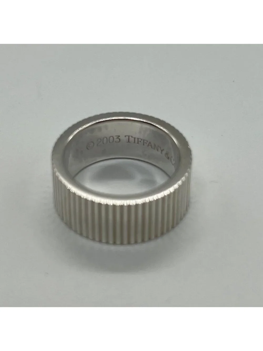 Tiffany & Co Coin Edge Ring 11 SV 925